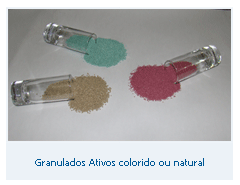 Granulados Ativos Colorido ou Natural